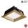 APLED - LED Süvistatav valgusti SQUARE WOODLINE LED/6W/230V 3000K 12x12 cm tamm täispuit