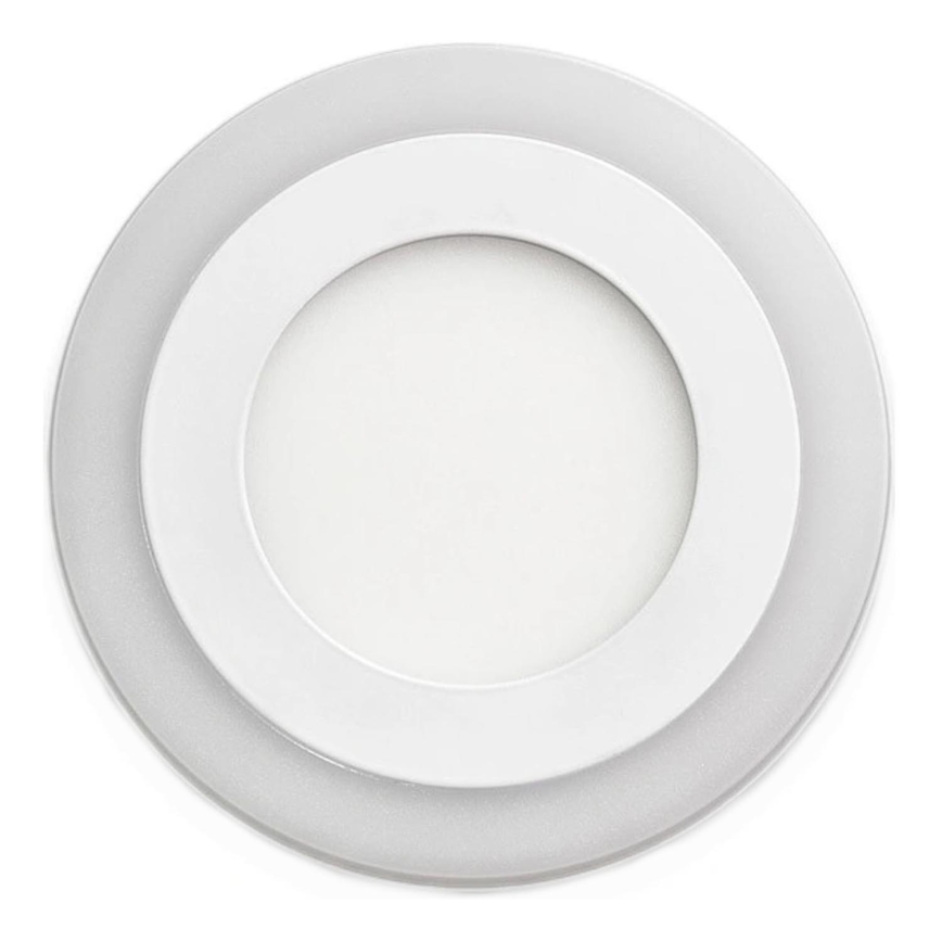 APLED - LED Süvistatav valgusti vannituppa RONDO DUO LED/4W + LED/12W/230V IP41 3000/4000K d. 19,5 cm valge