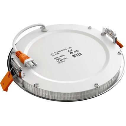 APLED - LED Süvistatav valgusti vannituppa RONDO LED/12W/230V IP40 d. 17 cm matt kroom