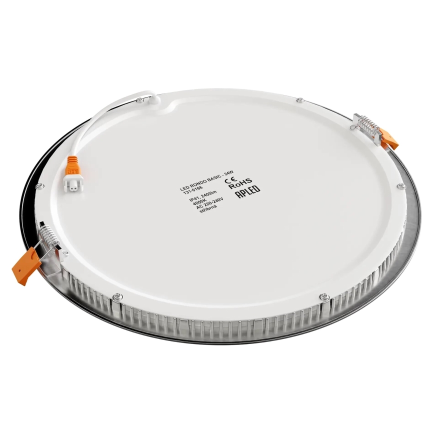 APLED - LED Süvistatav valgusti vannituppa RONDO LED/24W/230V IP40 d. 30 cm matt kroom