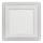 APLED - LED Süvistatav valgusti vannituppa SQUARE DUO LED/4W + LED/12W/230V IP41 3000/4000K 19,5x19,5 cm valge
