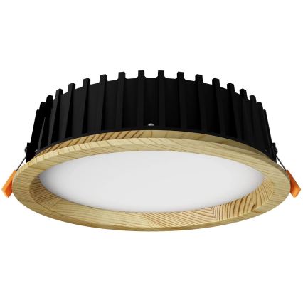 APLED - LED Süvistatav valgusti RONDO WOODLINE LED/12W/230V 4000K d. 20 cm mänd täispuit