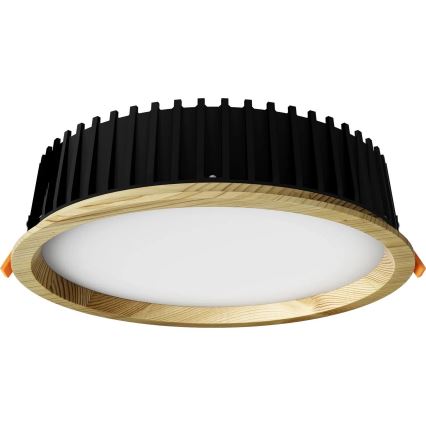 APLED - LED Süvistatav valgusti RONDO WOODLINE LED/18W/230V 4000K d. 26 cm mänd täispuit