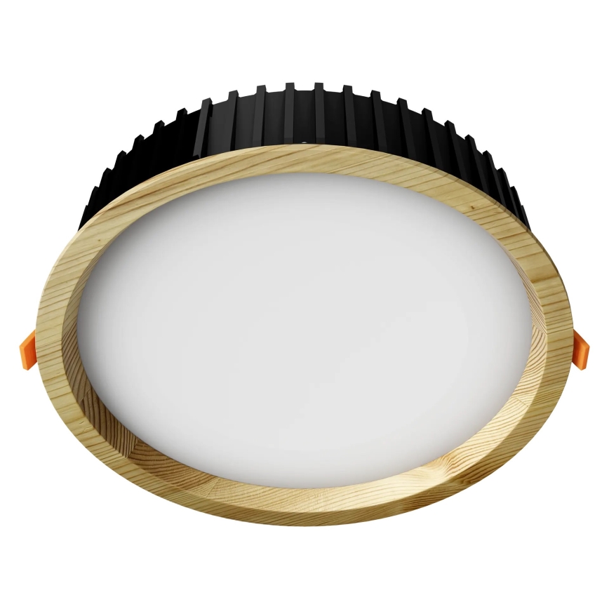 APLED - LED Süvistatav valgusti RONDO WOODLINE LED/18W/230V 4000K d. 26 cm mänd täispuit