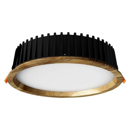 APLED - LED Süvistatav valgusti RONDO WOODLINE LED/18W/230V 4000K d. 26 cm saar täispuit