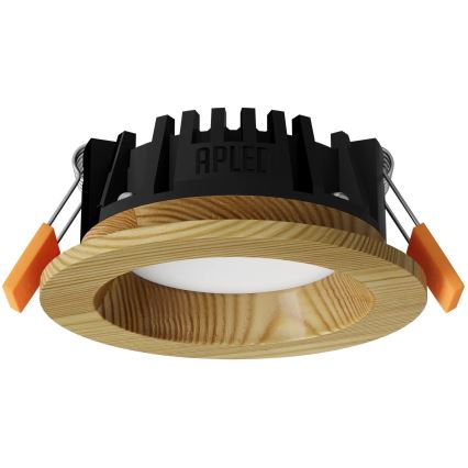 APLED - LED Süvistatav valgusti RONDO WOODLINE LED/3W/230V 3000K d. 9 cm mänd täispuit