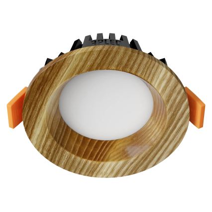 APLED - LED Süvistatav valgusti RONDO WOODLINE LED/3W/230V 3000K d. 9 cm saar täispuit