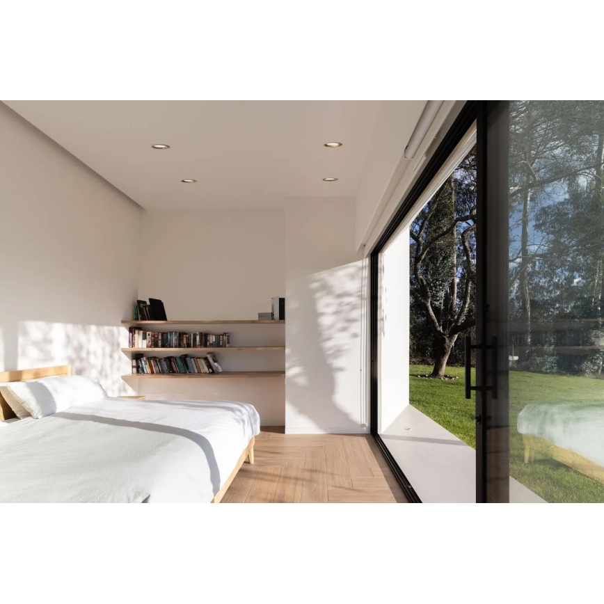 APLED - LED Süvistatav valgusti RONDO WOODLINE LED/6W/230V 4000K d. 15 cm tamm täispuit