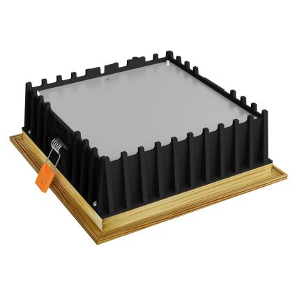 APLED - LED Süvistatav valgusti SQUARE WOODLINE LED/12W/230V 4000K 17x17 cm mänd täispuit