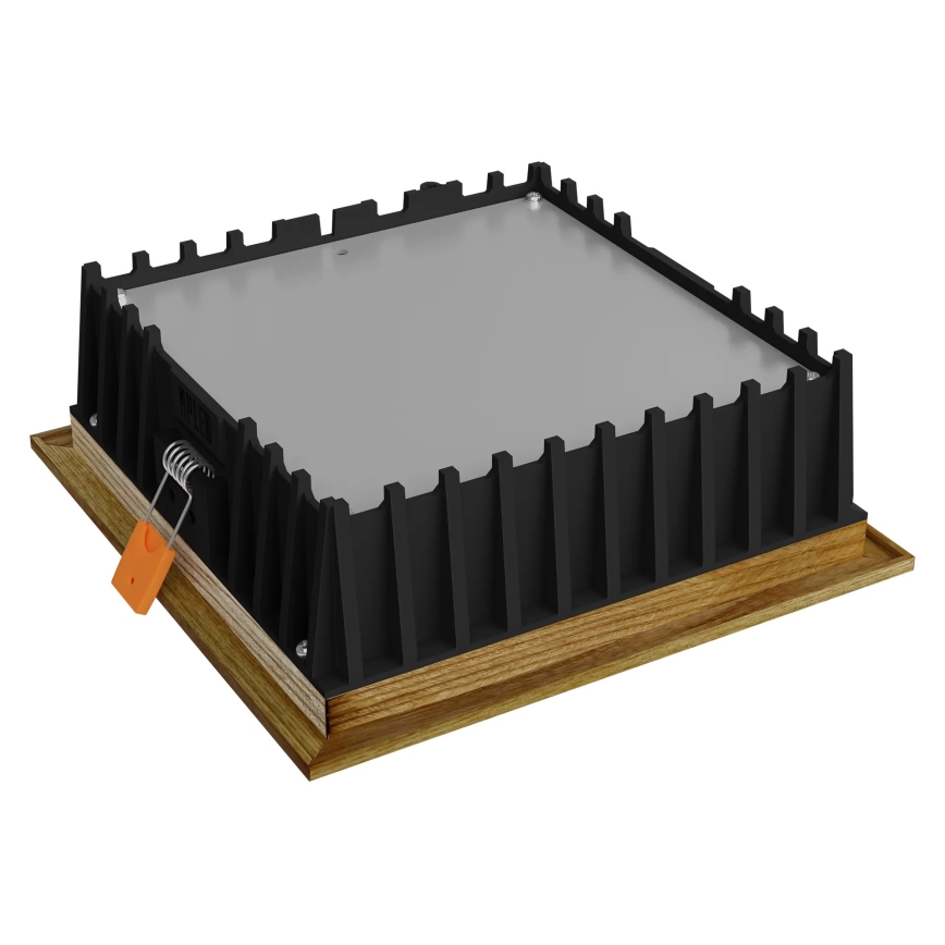 APLED - LED Süvistatav valgusti SQUARE WOODLINE LED/12W/230V 4000K 17x17 cm saar täispuit