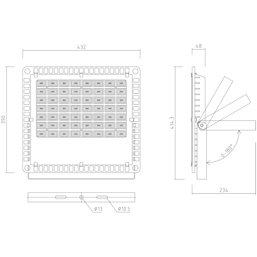 APLED - LED Väli prožektor PRO LED/200W/230V IP66 20000lm 6000K