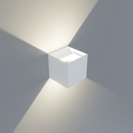 APLED - LED Väli seinavalgusti CUBE 2xLED/3W/230V IP65