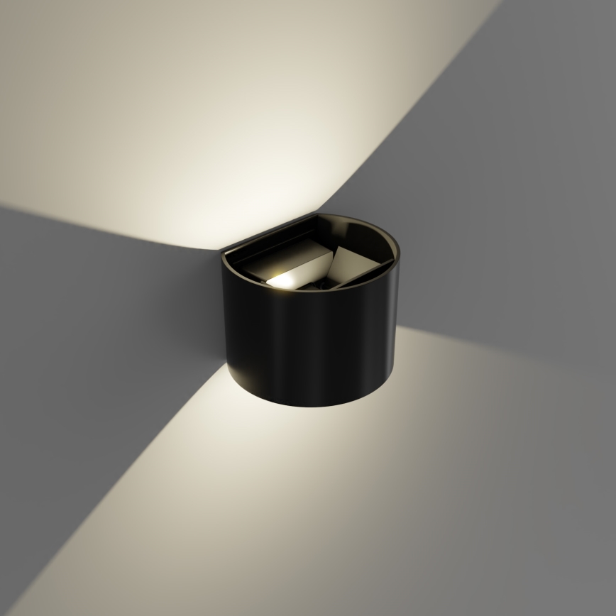 APLED - LED Väli seinavalgusti OVAL 2xLED/3W/230V IP65