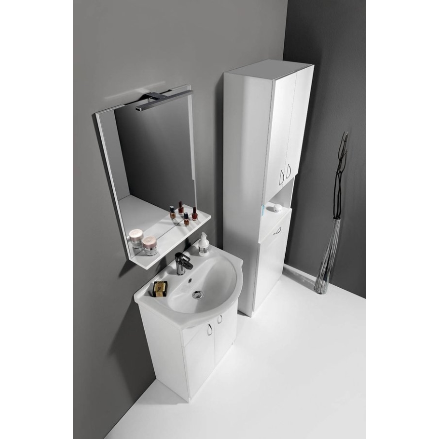 Aqualine - BETA peegel 50x70 cm, valge