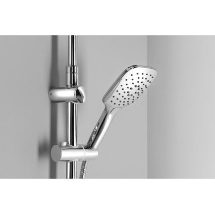 Aqualine - Dušikomplekt KERA läikiv kroom