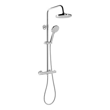 Aqualine - Dušikomplekt termostaatiline kraaniga LIGA läikiv kroom
