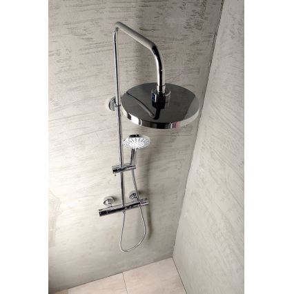 Aqualine - Dušikomplekt termostaatiline kraaniga LIGA läikiv kroom