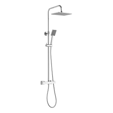 Aqualine - Dušikomplekt termostaatiline kraaniga TALIA läikiv kroom
