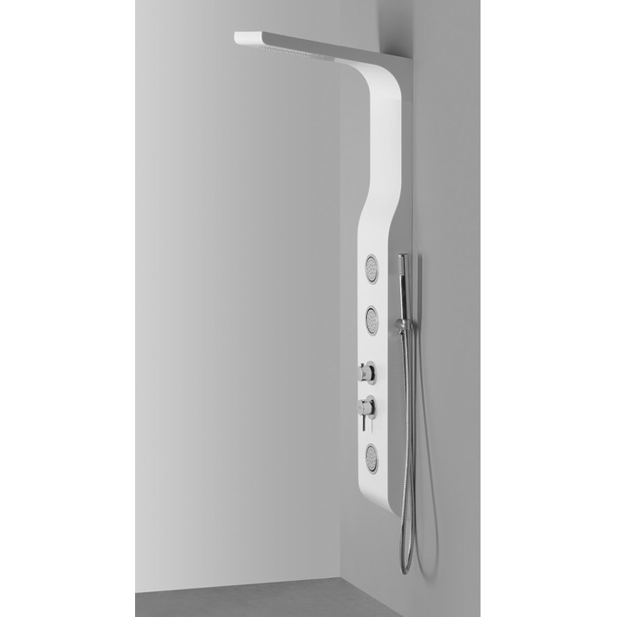 Aqualine - dušipaneel YUKI mattvalge