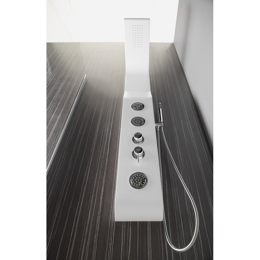 Aqualine - dušipaneel YUKI mattvalge