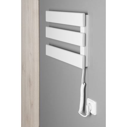 Aqualine - Elektriline rätikuhoidik ELVIS 50W/230V 34,2 cm valge parem