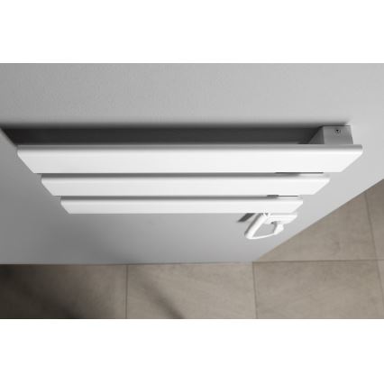 Aqualine - Elektriline rätikuhoidik ELVIS 50W/230V 34,2 cm valge parem