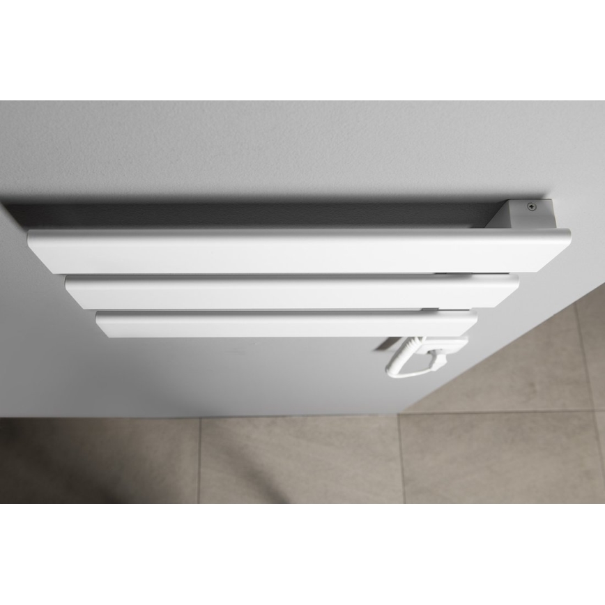 Aqualine - Elektriline rätikuhoidik ELVIS 50W/230V 34,2 cm valge parem