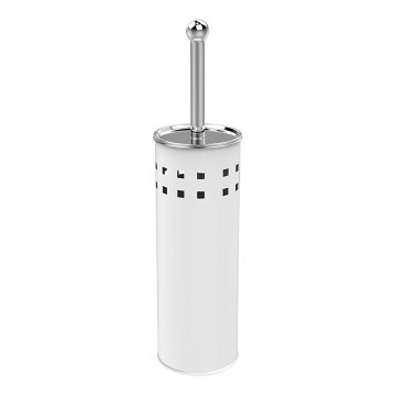 Aqualine - Eraldiseisev WC-hari SIMPLE LINE valge/läikiv kroom