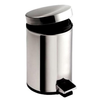 Aqualine - Prügikast SIMPLE LINE 20 l poleeritud roostevaba