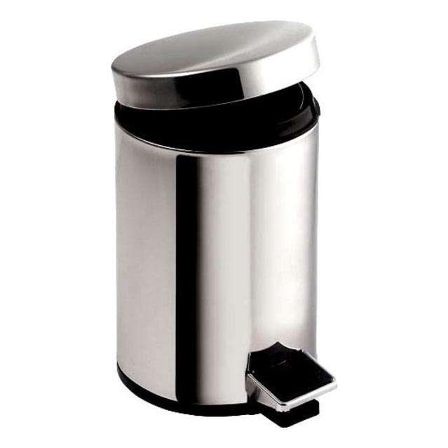 Aqualine - Prügikast SIMPLE LINE 20 l poleeritud roostevaba