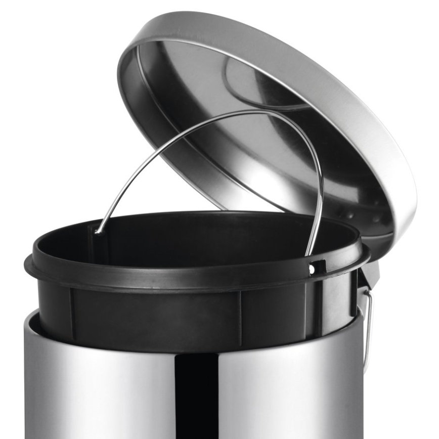 Aqualine - Prügikast SIMPLE LINE 5 l poleeritud roostevaba