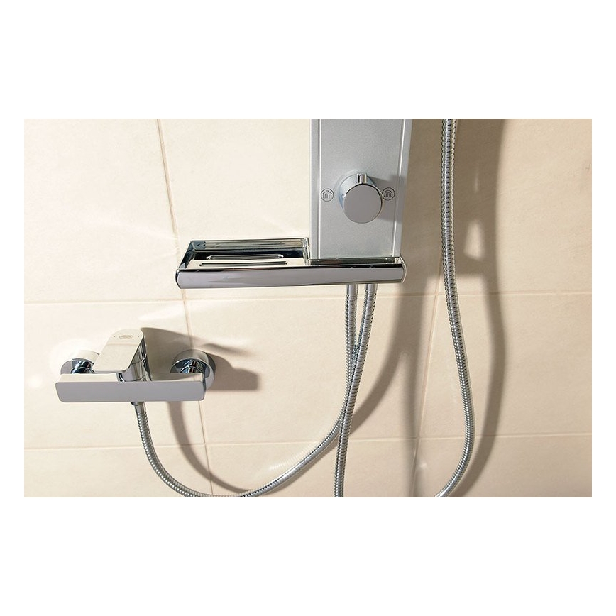 Aqualine - ROME dušikomplekt, läikiv kroom