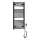 Aqualine - Vannitoa elektriline radiaator DIRECT-E 300W 96x45 cm matt must