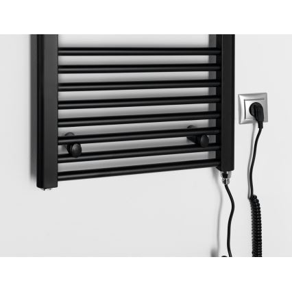 Aqualine - Vannitoa elektriline radiaator DIRECT-E 300W 96x45 cm matt must
