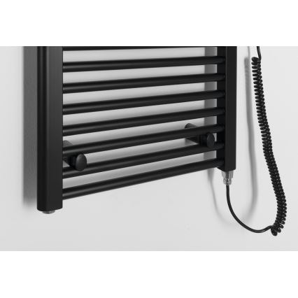 Aqualine - Vannitoa elektriline radiaator DIRECT-E 400W/230V 132 cm matt must otse