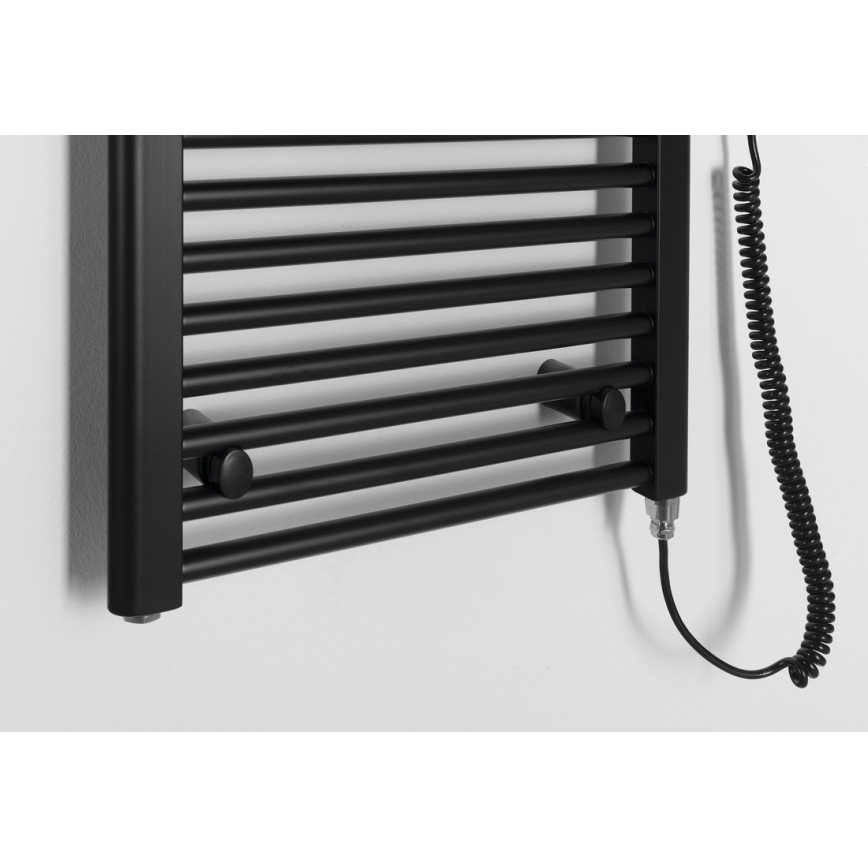 Aqualine - Vannitoa elektriline radiaator DIRECT-E 400W/230V 132 cm matt must otse