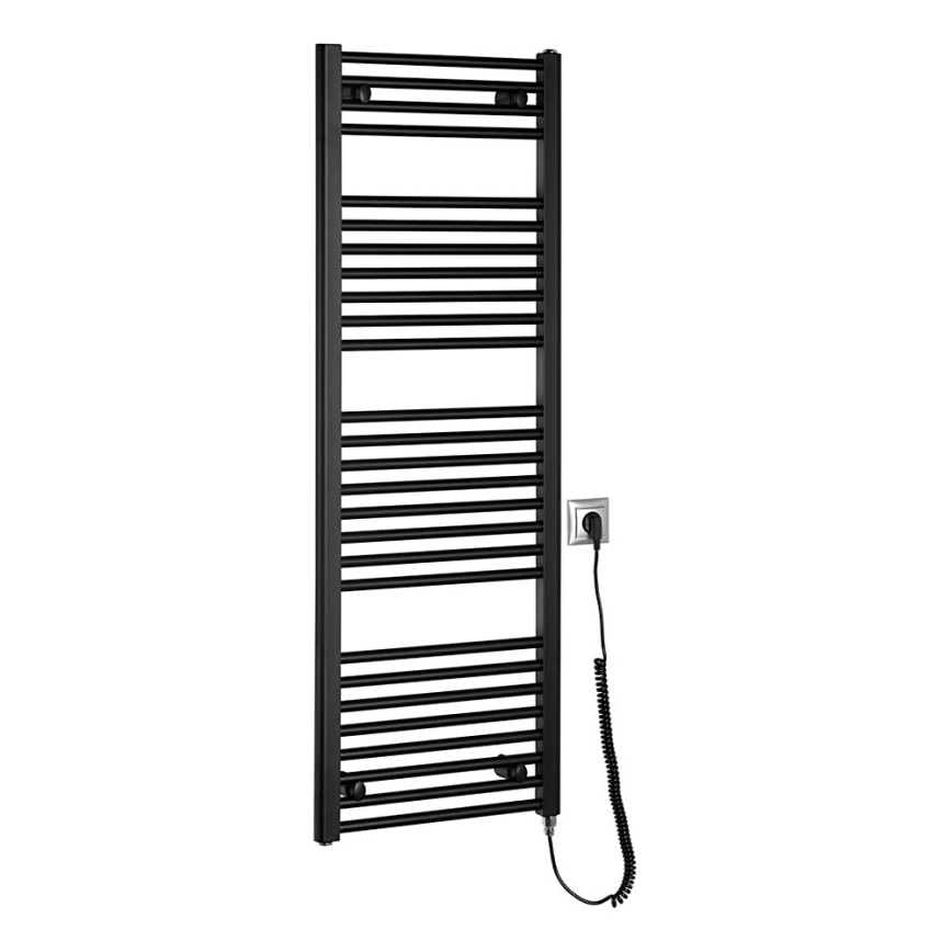 Aqualine - Vannitoa elektriline radiaator DIRECT-E 400W/230V 132 cm matt must otse