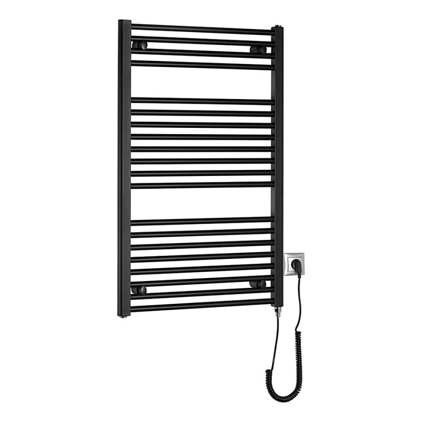 Aqualine - Vannitoa elektriline radiaator DIRECT-E 400W/230V 96 cm matt must otse