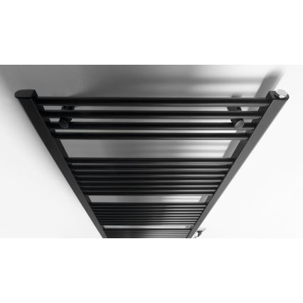 Aqualine - Vannitoa elektriline radiaator DIRECT-E 600W/230V 132 cm matt must otse
