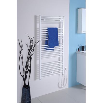 Aqualine - Vannitoa elektriline radiaator DIRECT-E 600W/230V 132 cm valge otse