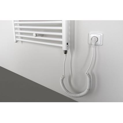Aqualine - Vannitoa elektriline radiaator DIRECT-E 600W/230V 132 cm valge otse