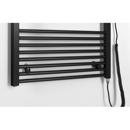 Aqualine - Vannitoa elektriline radiaator DIRECT-E 800W/230V 168 cm matt must otse