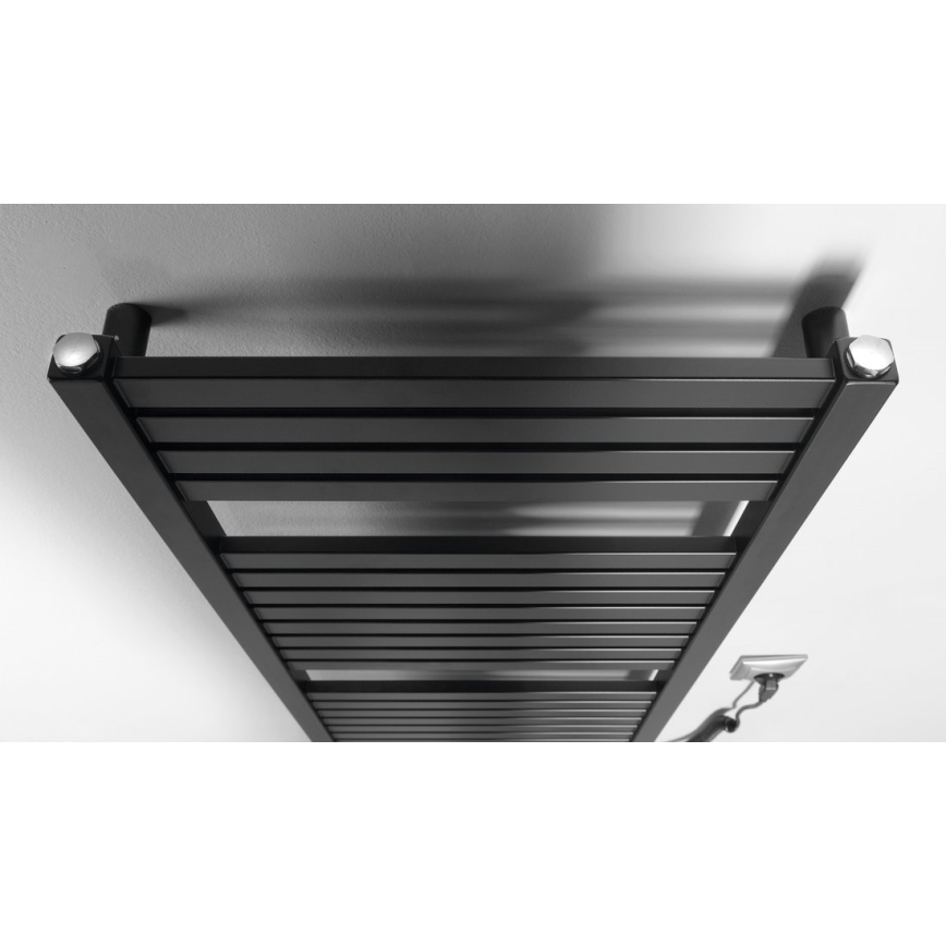 Aqualine - Vannitoa elektriline radiaator TONDI-E 300W 97x45 cm matt must