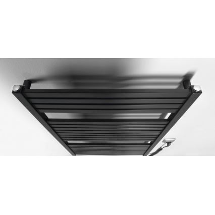 Aqualine - Vannitoa elektriline radiaator TONDI-E 400W/230V 97 cm matt must otse