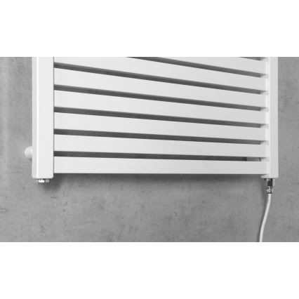 Aqualine - Vannitoa elektriline radiaator TONDI-E 400W/230V 97 cm valge otse