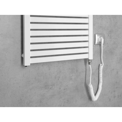Aqualine - Vannitoa elektriline radiaator TONDI-E 500W/230V 133 cm valge otse