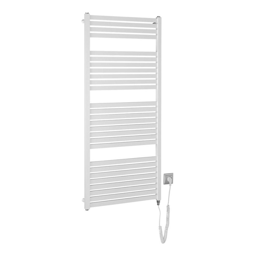 Aqualine - Vannitoa elektriline radiaator TONDI-E 600W/230V 133 cm valge otse