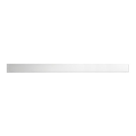 Äravoolukanal 99,5x2,3 cm roostevabast terasest/hõbedane