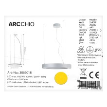 Arcchio - LED Lühter PIETRO 2xLED/45W/230V