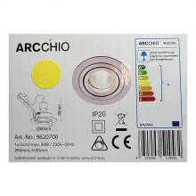 Arcchio - Süvistatav valgusti SOPHIA 1xGU10/50W/230V